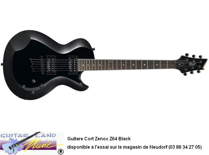 Guitare Cort Zenox Z64 Noir